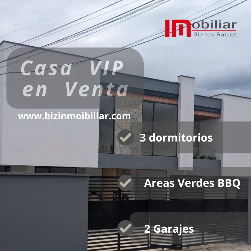 CASA VIP EN VENTA | SECTOR COLEGIO SANTANA – CUENCA