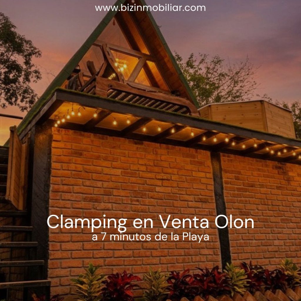 biz inmobiliar bienes raíces Glamping Estilo Suizo en Olón